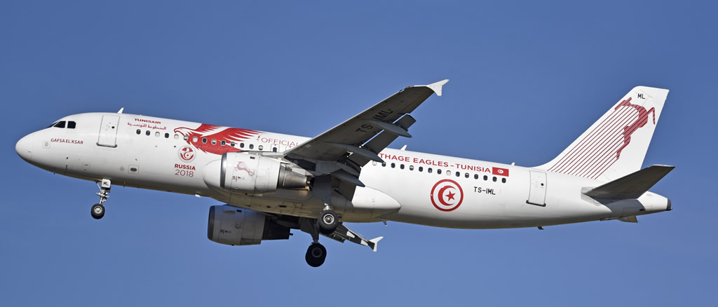 Airbus A320 of TunisAir
